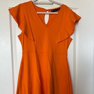 New York & Company Orange T-shirt dress